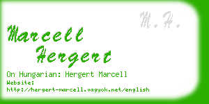 marcell hergert business card